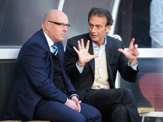 Massimo Cellino, right, proved hugely controversial at Leeds