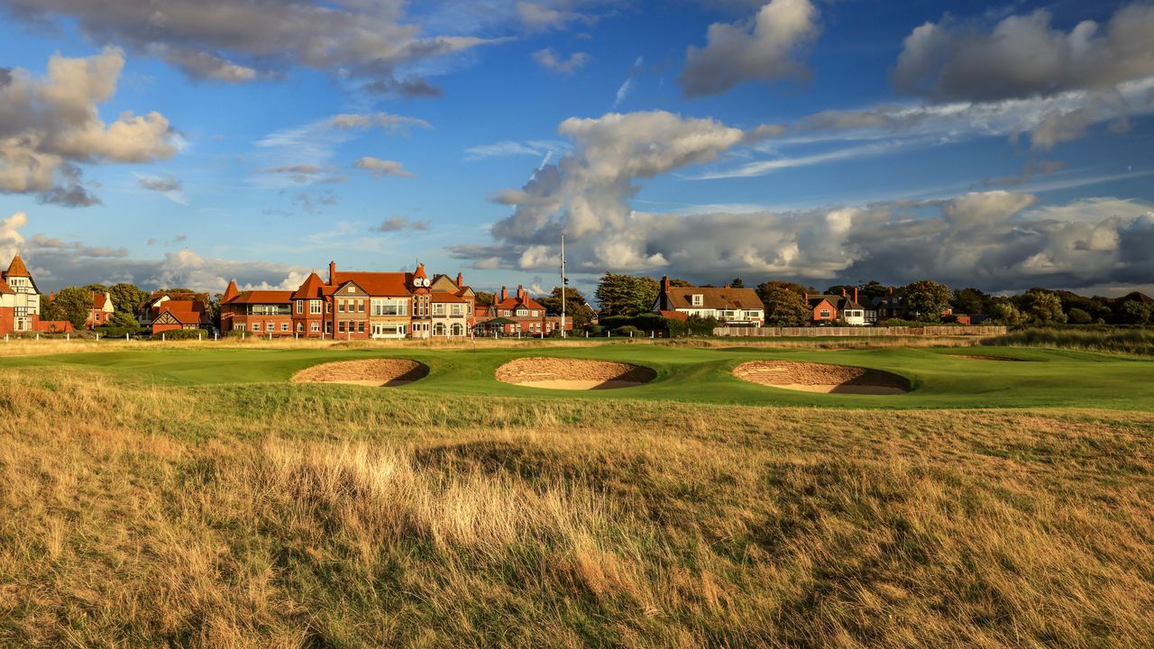 The 16th hole at Royal Liverpool