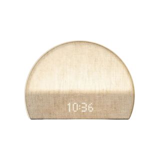 Hatch Restore 2 alarm clock made from a linen-look neutral fabric