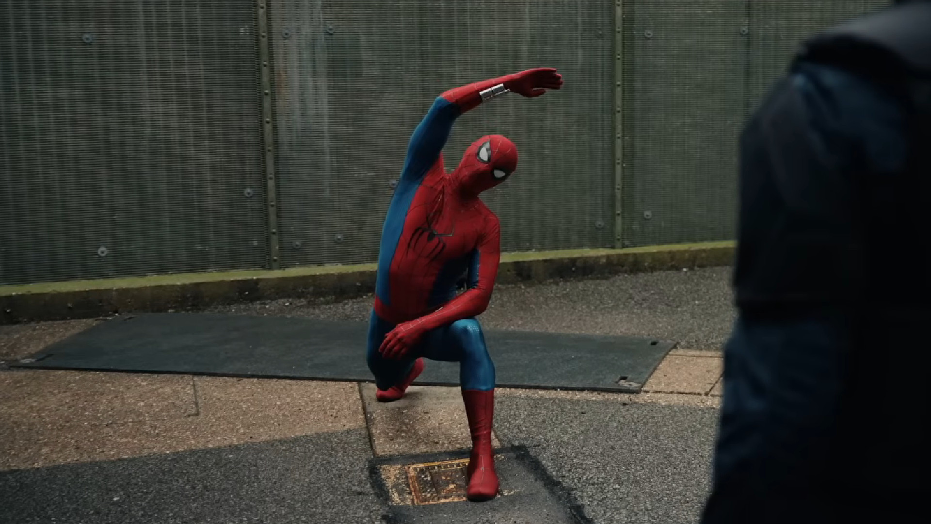 Spider-Man stretches in Brand New Day