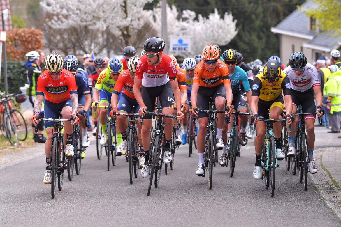 Lotto Soudal was active at the front