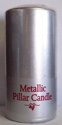 6 inch tall pillar candle.