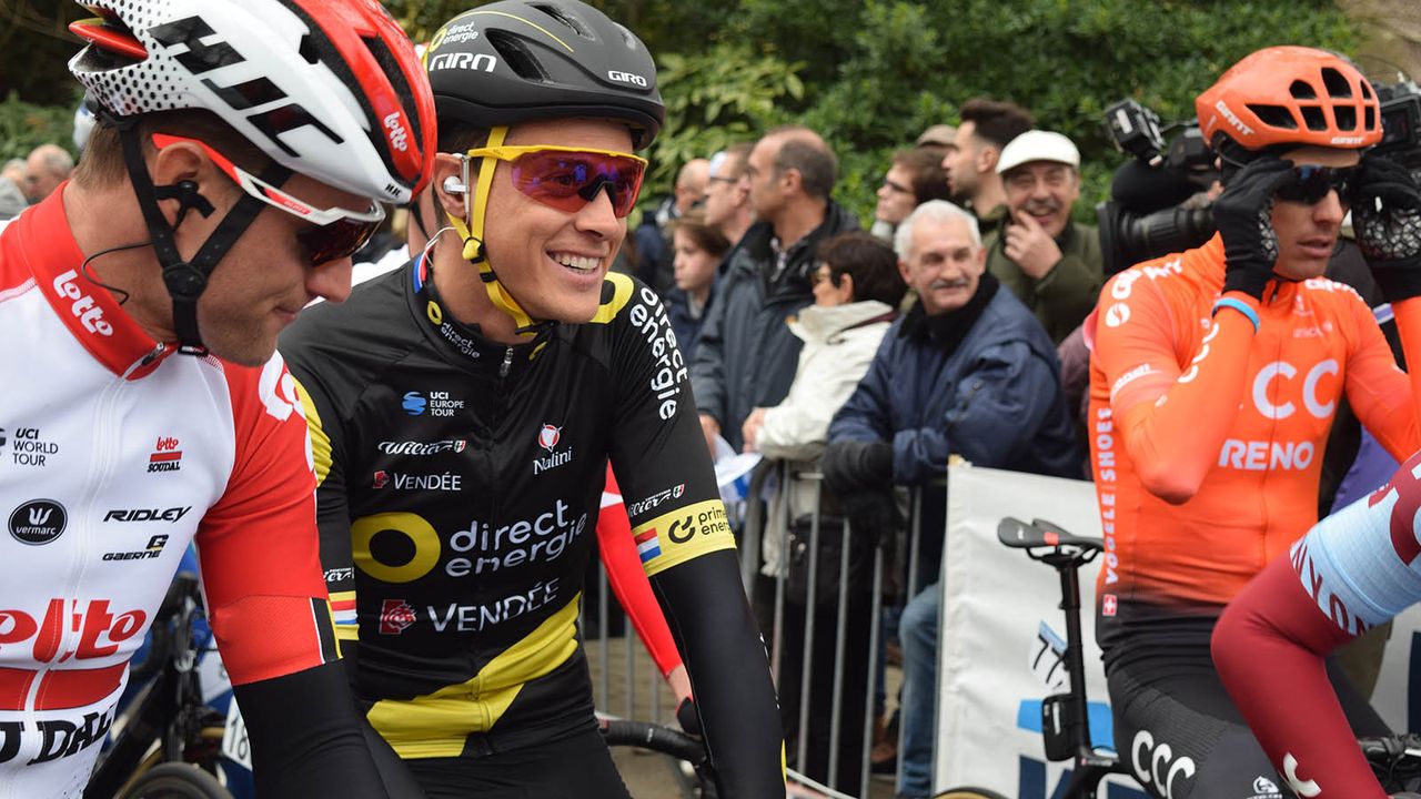 Niki Terpstra was all smiles in his new team colours