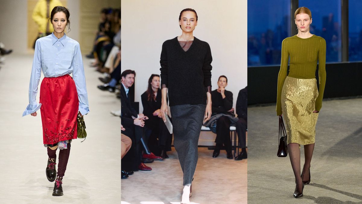 From Opulent Brocade to Sleek Pencil Shapes, These Are the 6 Biggest Skirt Trends for Fall 2026