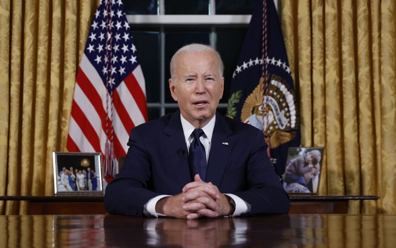 Biden addresses the nation from the Oval Office 