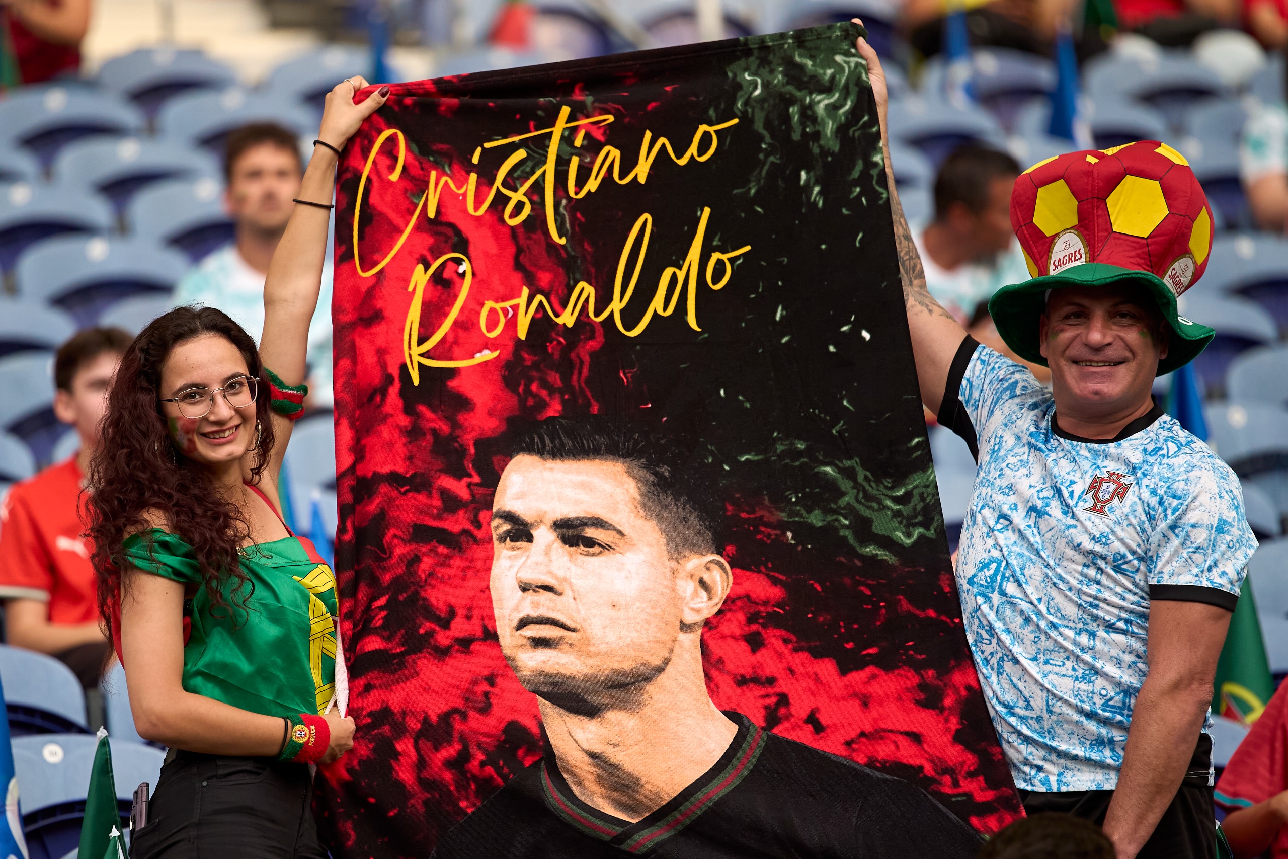 Some of Cristiano Ronaldo's fans