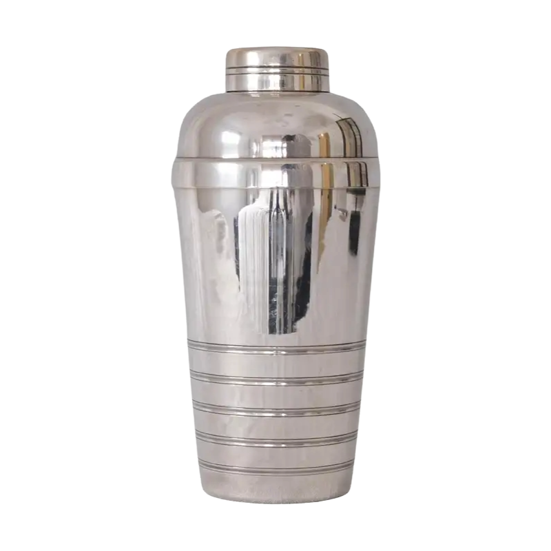 1st Dibs, French Stainless Steel Cocktail Shaker, c. 1950s