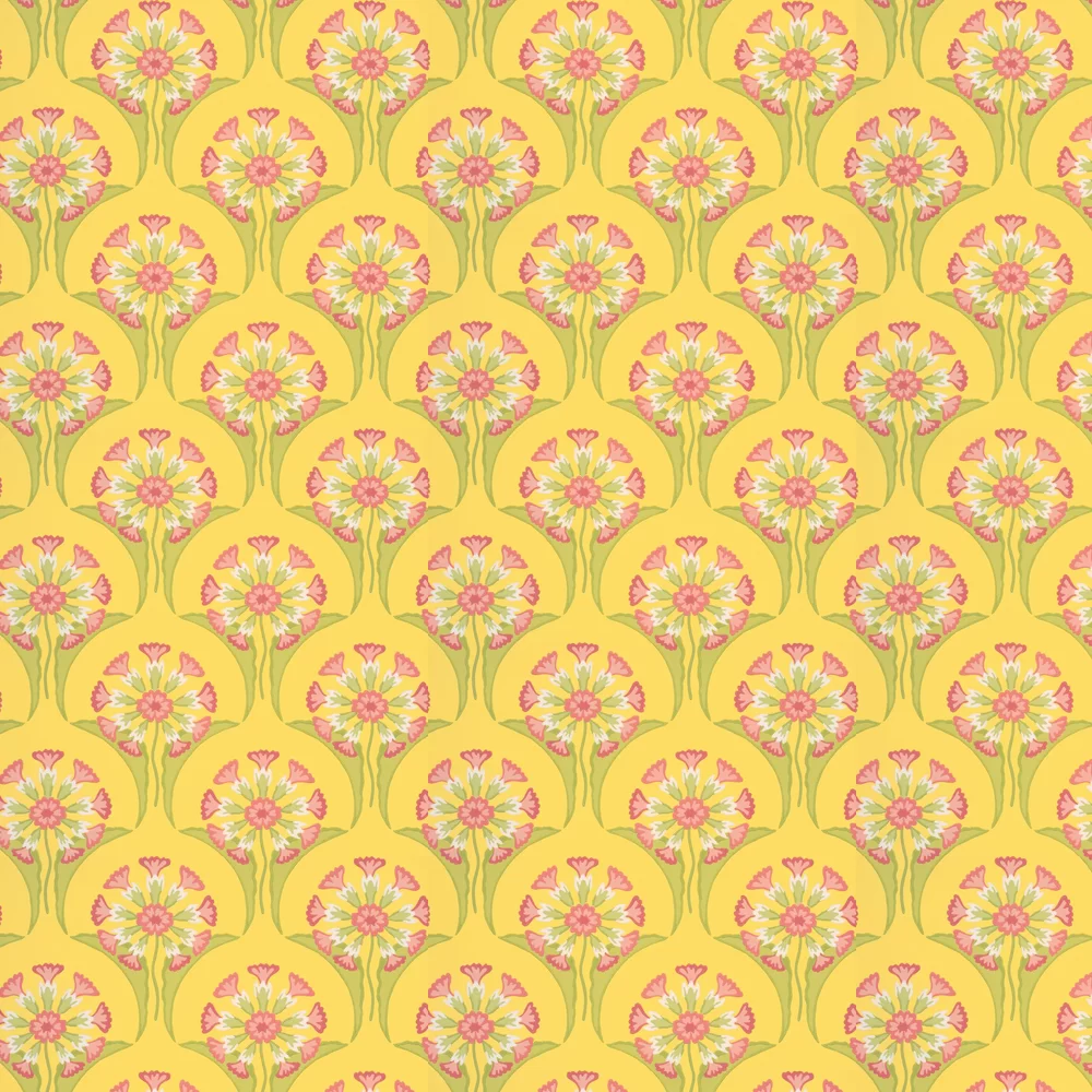 Hencroft by Little Greene - Punch - Wallpaper - 0245hepunch