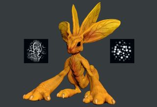 Speed sculpt a creature in ZBrush: Polypainting the forest creature