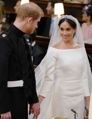 Meghan Markle vs. Princess Diana Wedding Dress