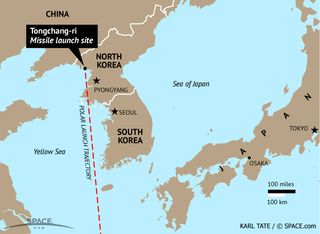 North Korea's Missile Site Map