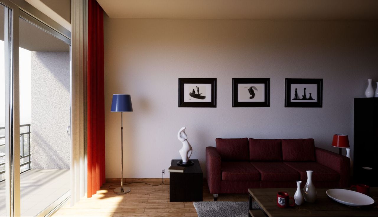 A demo of UE5's Lumen lighting.