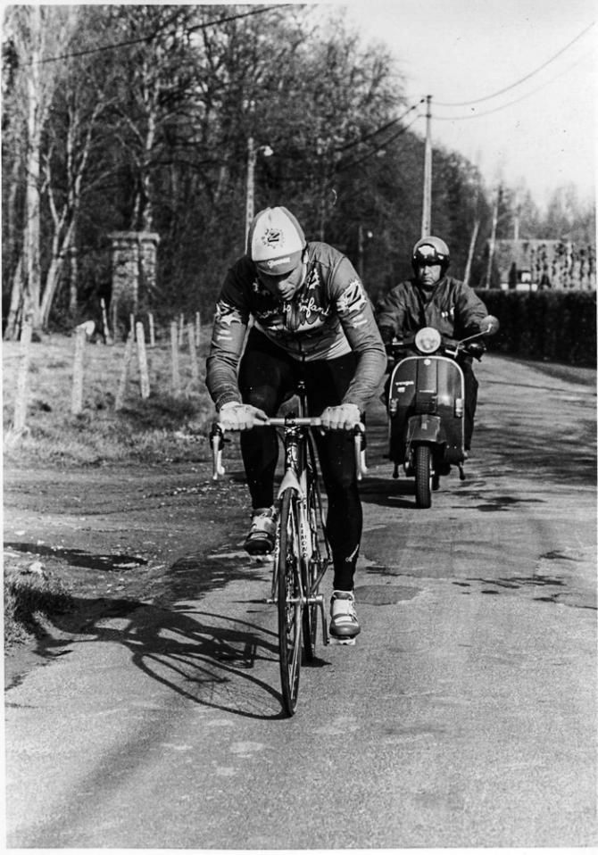 Greg LeMond, in his Z years, puts in the training miles