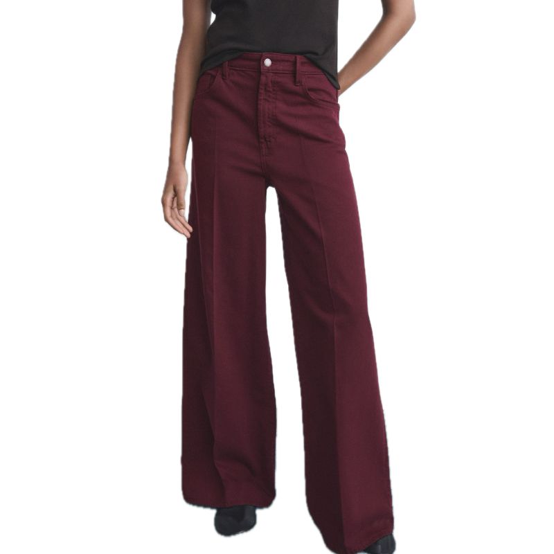 Mango , High-waisted Wide-Leg Jeans