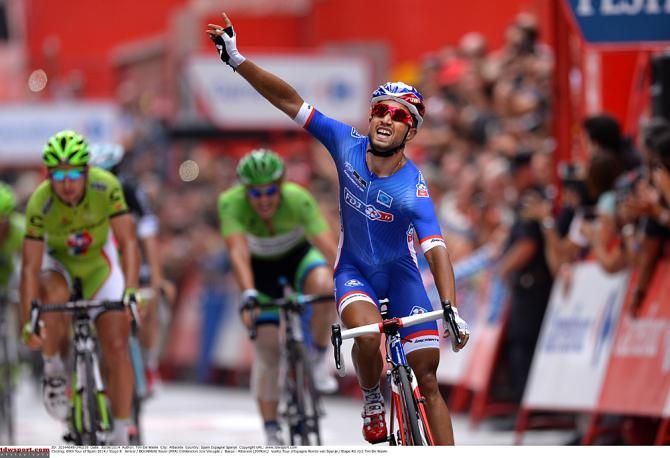 Nacer Bouhanni (FDJ.fr) wins stage 8