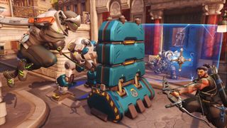 Overwatch 2 characters - Several heroes fight around the new push mode