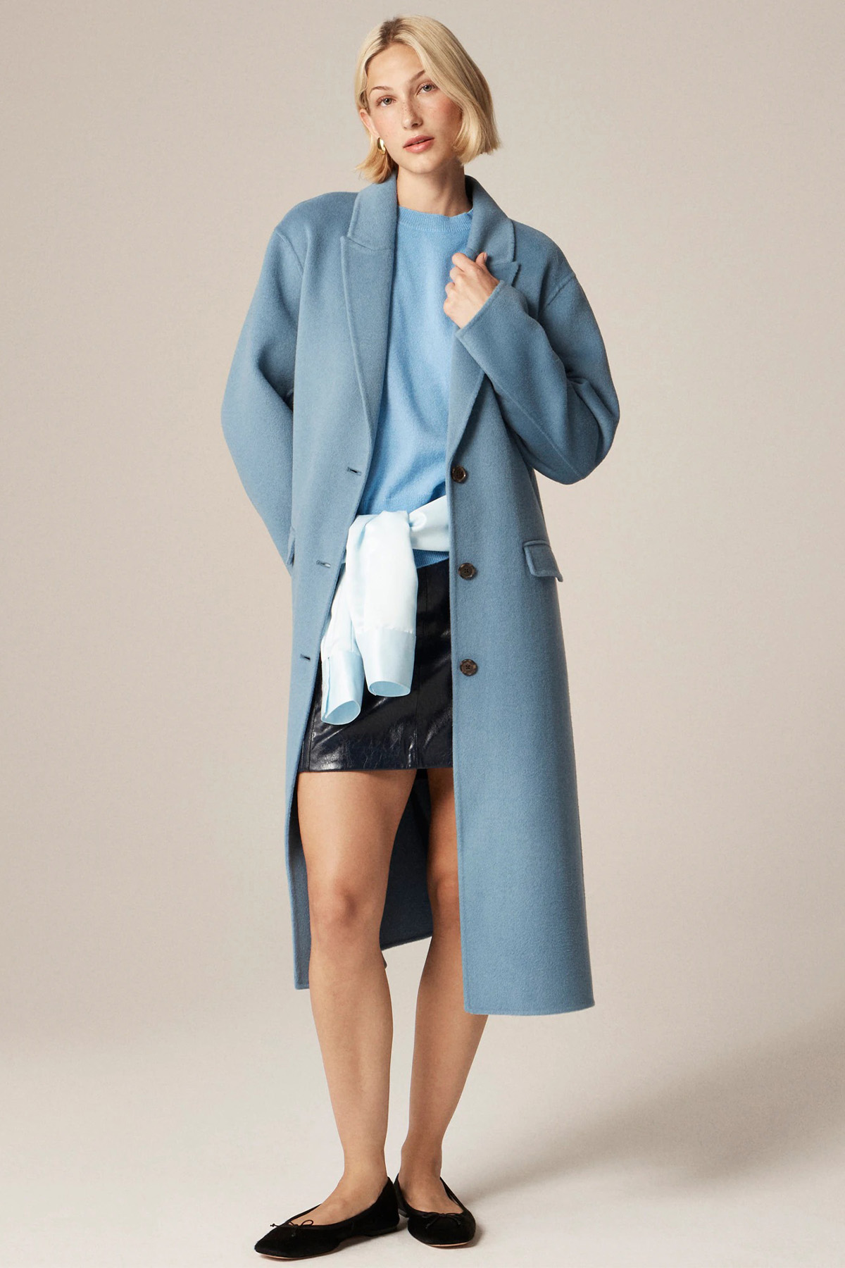 Chiara Topcoat in Italian Double Face