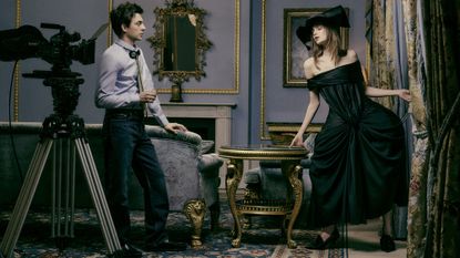 S/S 2026 new season debut collections photographed at Lanesborough hotel in a seris of images that look like they&rsquo;e been shot on a film set