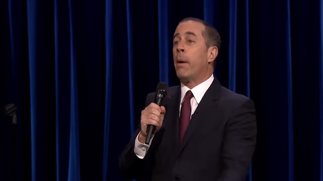 Jerry Seinfeld doing standing