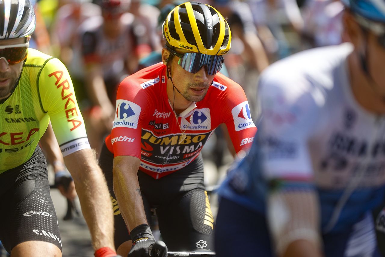 Vuelta Espana 2022 - 77th edition - 5th stage - Irun - Bilbao 187,2 km - 24/08/2022 - Primoz Roglic (SLO - Team Jumbo - Visma) - photo Luis Angel Gomez/SprintCyclingAgency&Acirc;&copy;2022