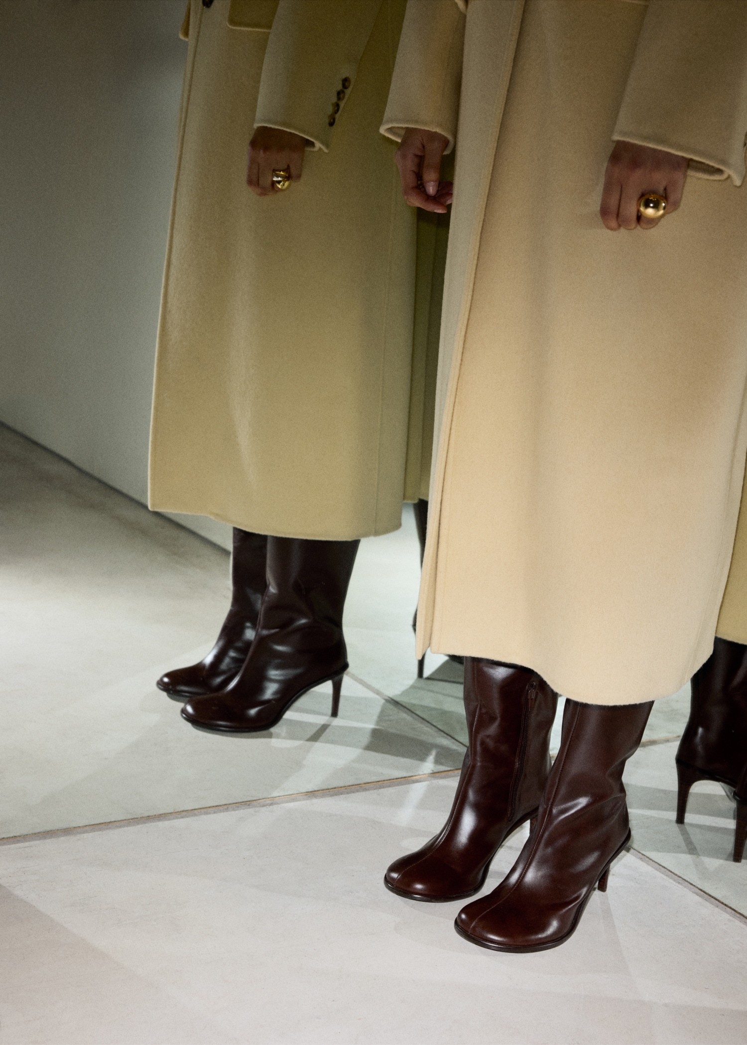 High Heel Leather Boot - Women | Mango United Kingdom