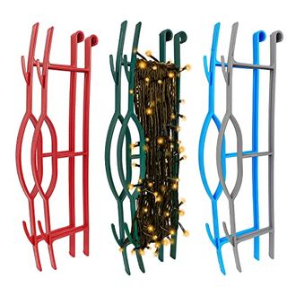 Set of 6 Light & Cord Wind Up Christmas Light Storage 