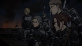 The Survey Corps in Attack on Titan.