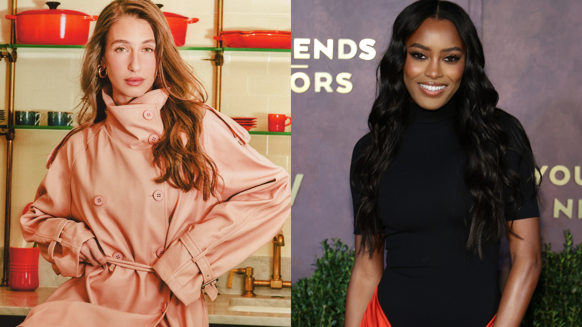 two side by side shots of Amanda Batula and Ciara Miller