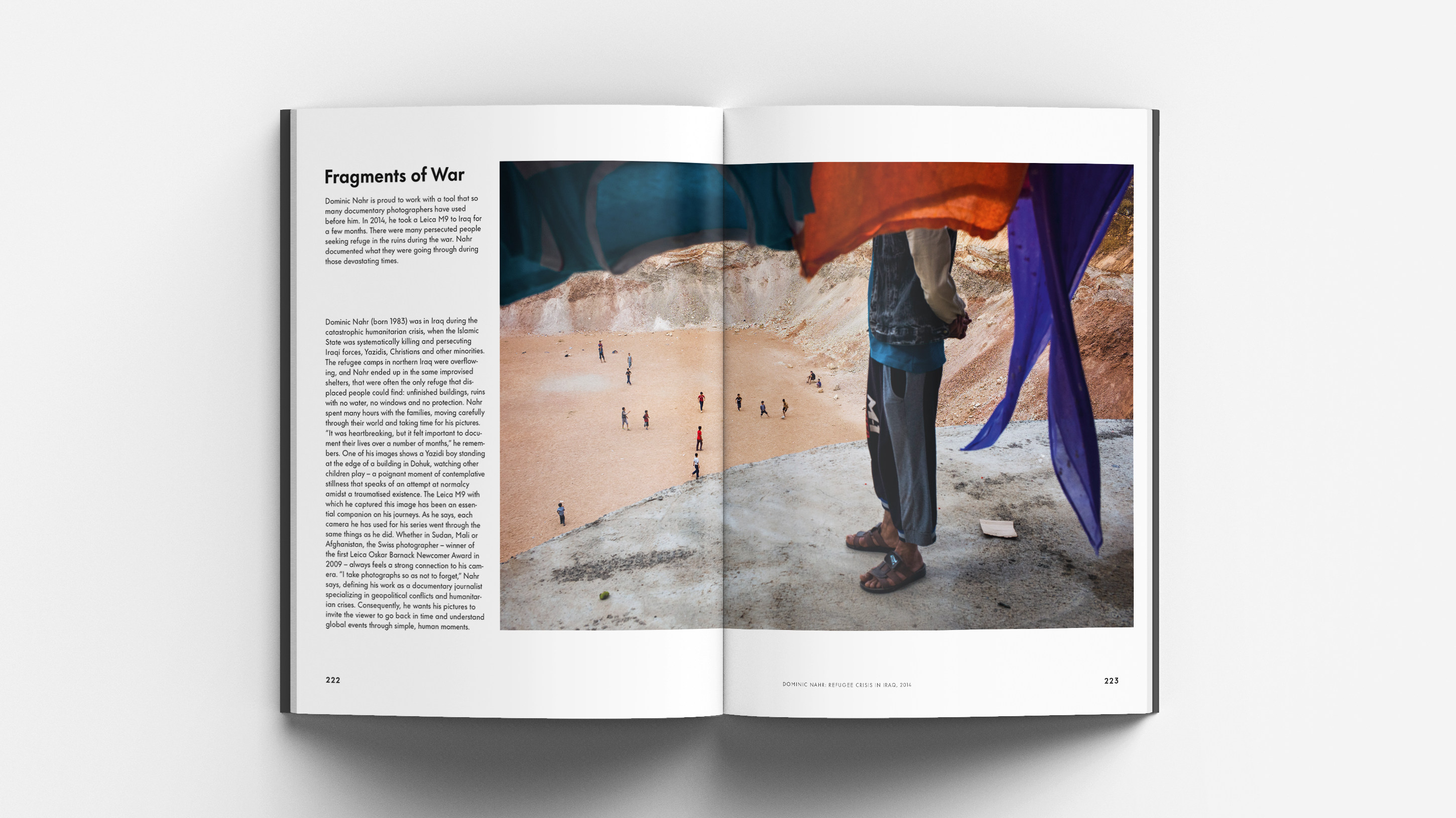 Spread from the 100 Leica Stories monograph