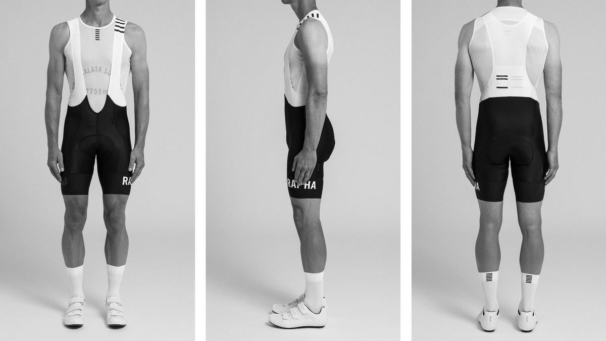 A look at the Rapha Pro Team Trainiing bib shorts