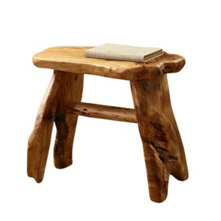 Minnick Solid Wood Accent Stool