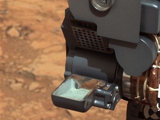 First Curiosity Drill Sample Scoop