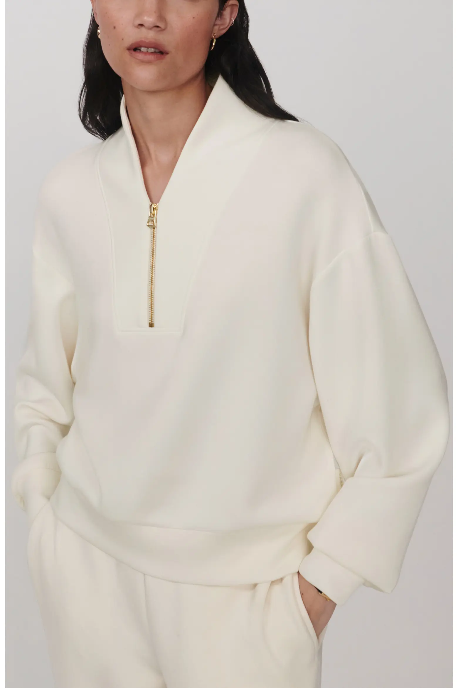 Varley, Davidson Woven Sweatshirt
