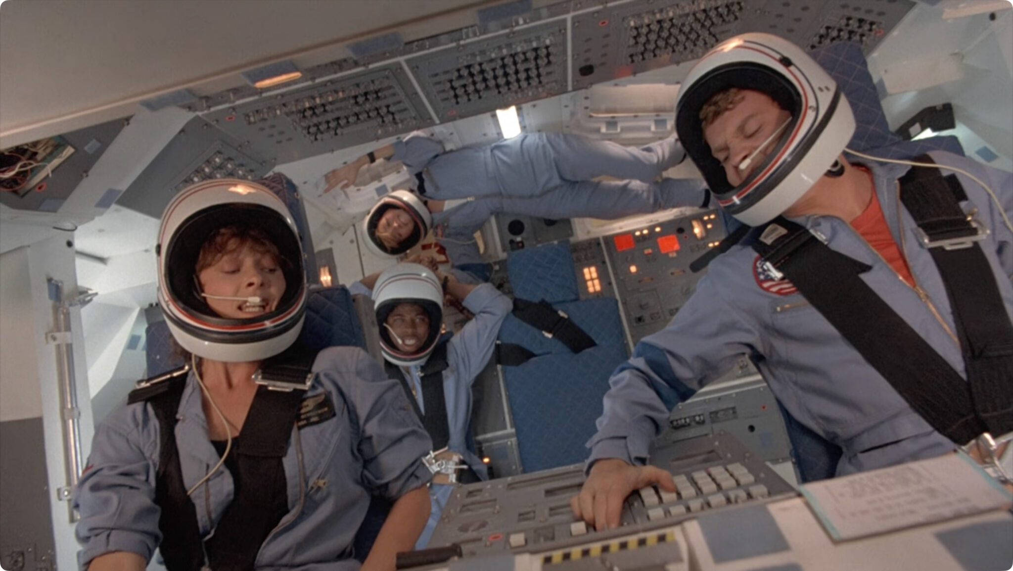 Screenshot from the 1986 space movie SpaceCamp.