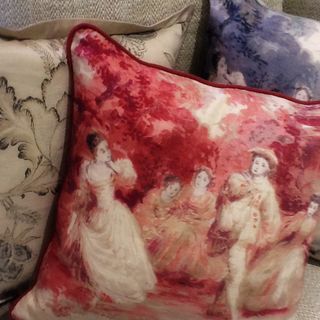 Add A Toile Accent: Cushions