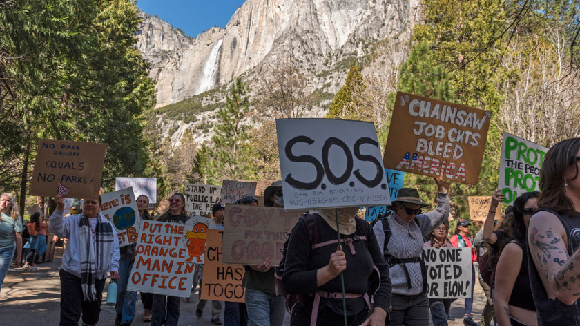 Protests at Yosemite National Park