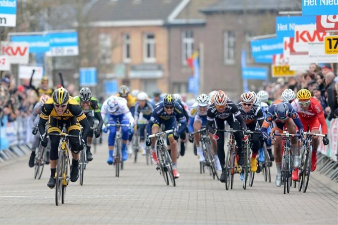 Ciolek had a huge lead at the line