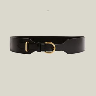 Leather Elastic Waist Belt