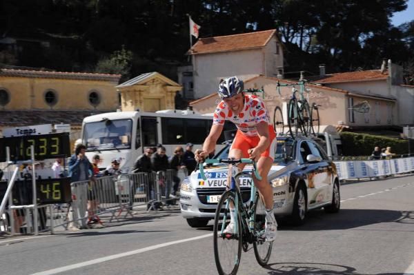Frederik Veuchelen (Vacansoleil-DCM) won the king of the mountains title at the 2012 Paris-Nice.