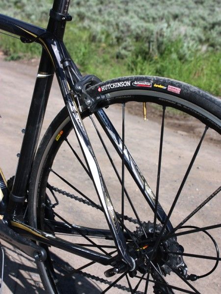 The seat stays have been dramatically reshaped with a very broad profile when viewed from above&hellip;
