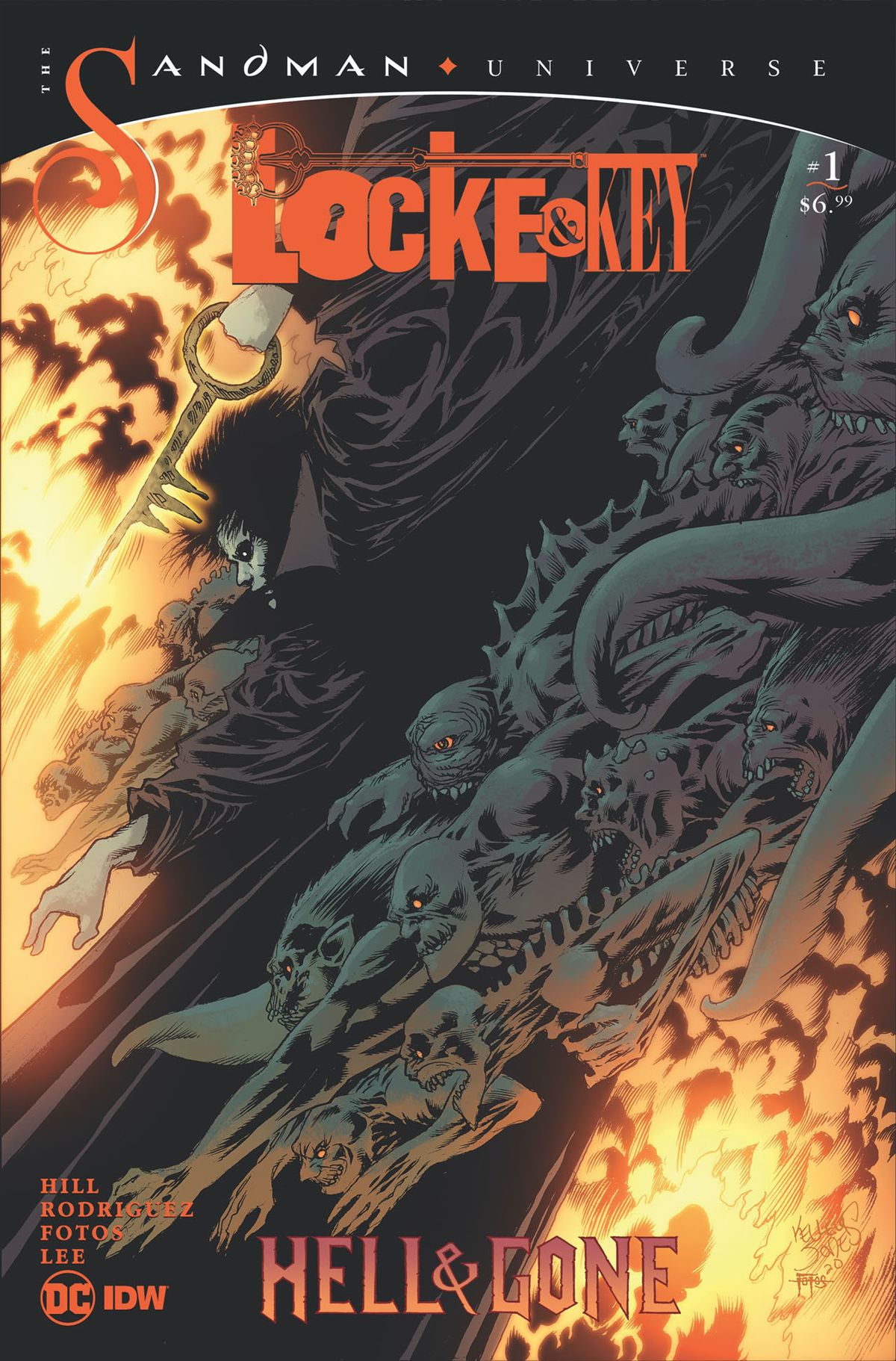 Locke &amp; Key / The Sandman Universe: Hell &amp; Gone #1 cover