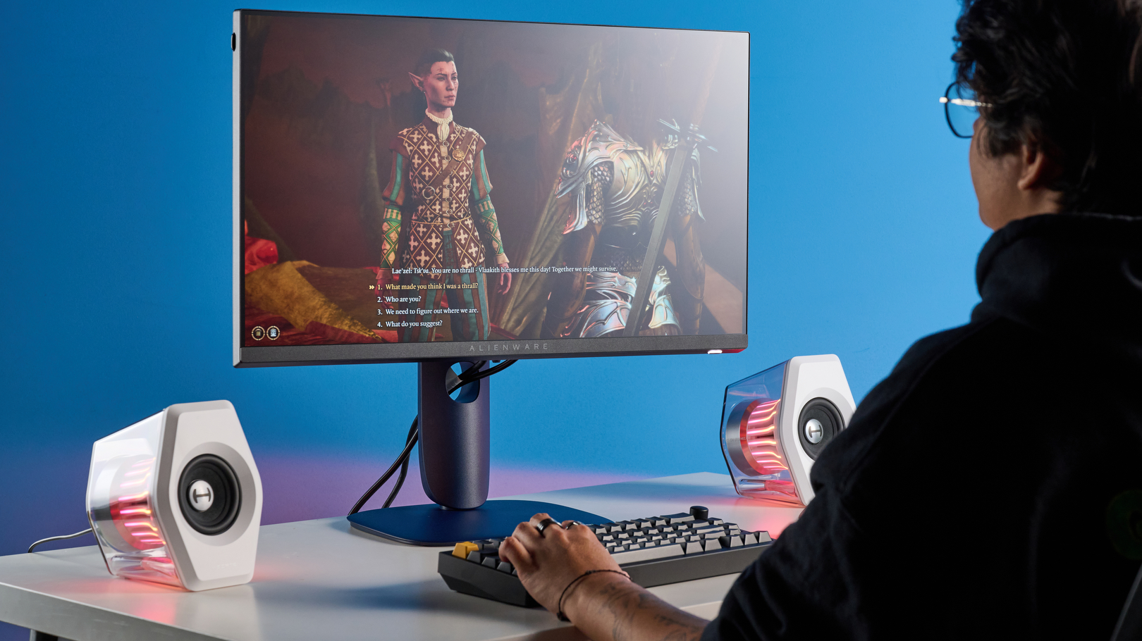 An Alienware AW2525HM monitor