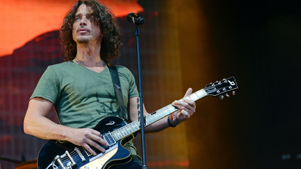 Chris Cornell of Soundgarden performs on stage at the Soundwave Festival at Melbourne showgrounds on Sunday the 22nd of February 2015 in Melbourne, Australia