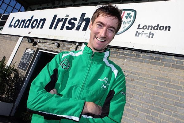 Daniel Lloyd at the Guinness Premiership side training ground