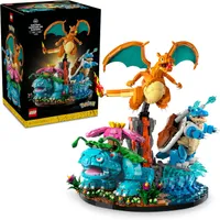 LEGO Pok&amp;eacute;mon Venusaur, Charizard, and Blastoise