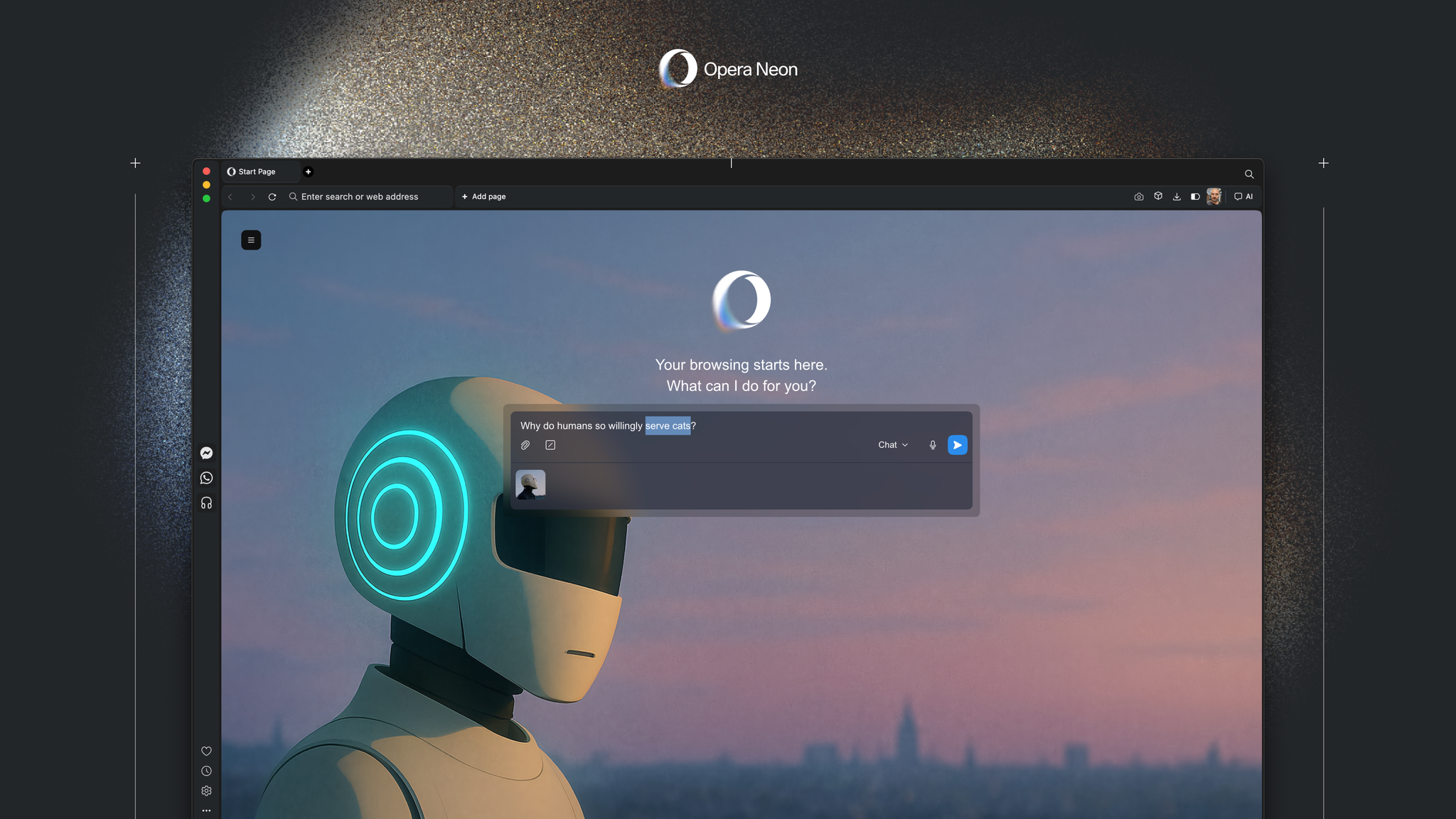 Opera Neon web browser