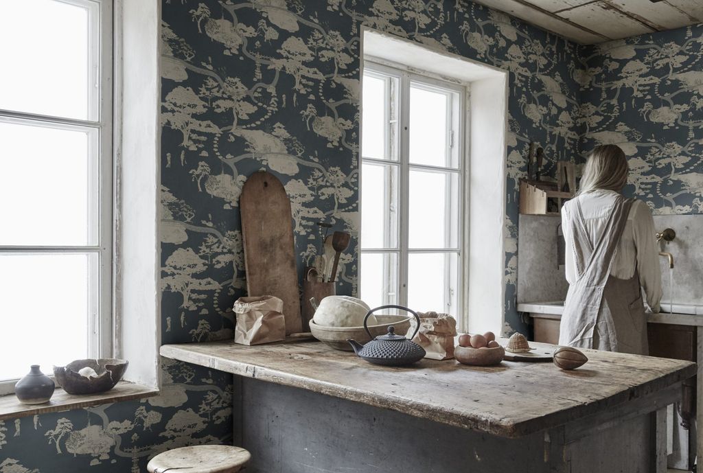 22 kitchen wallpaper ideas modern designs to update your cooking