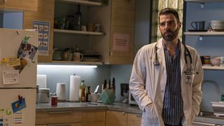 Zachary Quinto as Dr. Oliver Wolf in Brilliant Minds