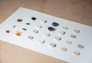 Material samples from research by Souhaïb Ghanmi