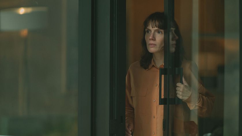 Diana Gomez as Elena in Firebreak (AKA Cortafuego), looking concerned.